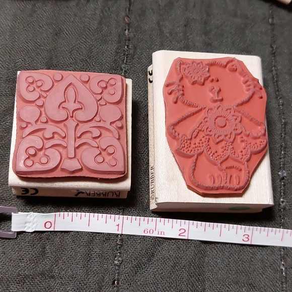 Assortment of Rubber Stamps ☆ Set of 10 - Picture 3 of 13